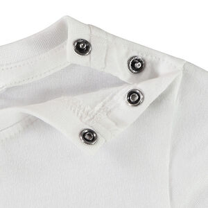 T-shirt μακρυμάνικο με τύπωμα μηνύματος για μωρό αγόρι 