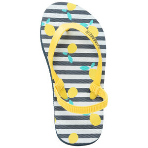 Σανδάλια με ρίγες και σχέδιο λεμόνια για κορίτσι 