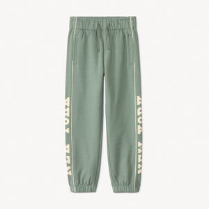 Jogging en molleton printé et pailleté pour fille 