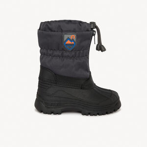 Δίχρωμα après-ski με φερμουάρ και badge gomme για αγόρι 