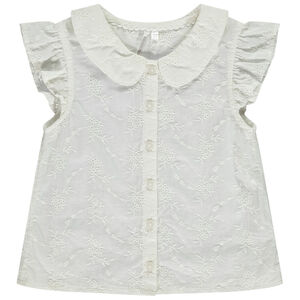 Μπλούζα από broderie anglaise για bebe κορίτσι  Main Μπλούζα από broderie anglaise για bebe κορίτσι