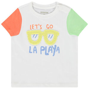 Κοντομάνικο μπλουζάκι με κέντημα πόρπης για bebe αγόρι  Main Κοντομάνικο μπλουζάκι με κέντημα πόρπης για bebe αγόρι