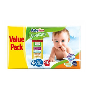Babylino Παιδικές Πάνες Sensitive 4+ 44τεμ. 