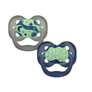 Πιπίλα νυχτός Advantage αγόρι, επίπεδο 1, 0-6 μηνών (2 τεμ.) 