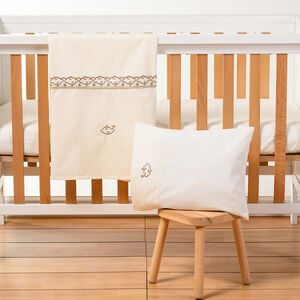 Σετ Σεντόνια 3Τμχ 70*140 Με Κέντημα Cloud Beige 