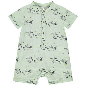 Σαλοπέτα κοντή με σχέδιο σαβάνας για μωρό αγόρι 