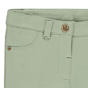 Jegging molleton για μωρό κορίτσι μονόχρωμο 