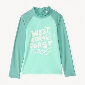 T-shirt à manches longues anti-UV avec imprimé fantaisie pour garçon 