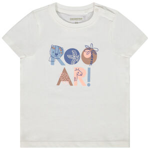 Κοντομάνικο μπλουζάκι με σχέδιο Rooar για μωρό αγόρι 