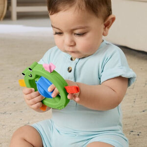 Mattel Ζωάκι από Ύφασμα Ribbit 'n Ribbons Frog Activity Ring Fisher-Price 