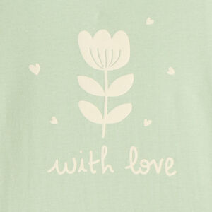 T-shirt à manches longues avec imprimé fantaisie pour bébé fille 