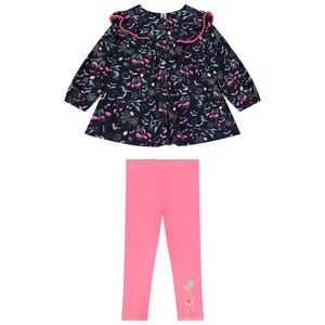 Σετ 2 κομμάτια Τουνίκ μακρυμάνικο με σχέδιο + Κολάν για bebe κορίτσι 