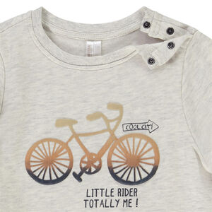 Σετ jogging puff print ποδήλατο για bebe αγόρι 