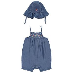 Σετ 2 τμχ. effet jean με charlotte για bebe κορίτσι 