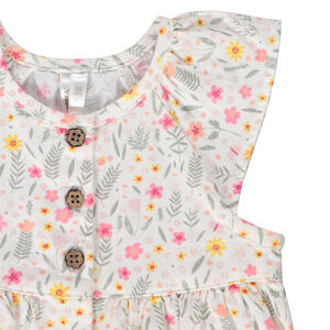 Top imprimé floral pour bébé fille 