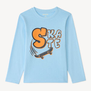 T-shirt μακρύ μανίκι με φανταστικό τύπωμα για αγόρι 