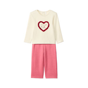 Ensemble 2 pièces en coupé-cousu pour bébé fille 