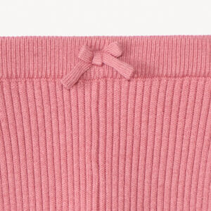 Μακρύ πλεκτό κολάν μονόχρωμο για μωρό κορίτσι 