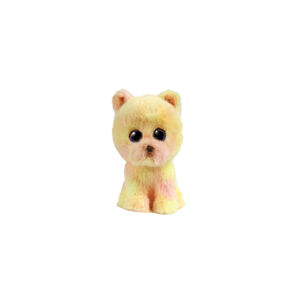 Χνουδωτό Beanie Boos Σκύλος Πομεράνιαν σε ανοιχτό κίτρινο χρώμα 15εκ 