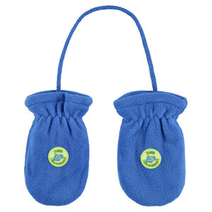 Ενιαία γάντια από φλις με φλις πένδυση και σήμα από καουτσούκ 