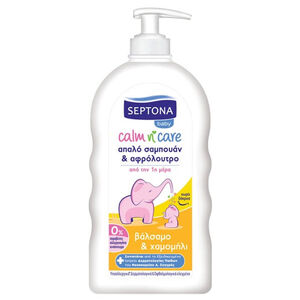 Septona Baby Σαμπουάν & Αφρόλουτρο με Βάλσαμο & Χαμομήλι, 500ml 