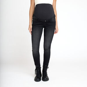 Τζιν σλιμ εγκυμοσύνης με ψηλή ζώνη 