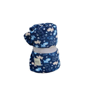 Kουβερτα κουνιας βελουτε puppies Μπλε 120-152  