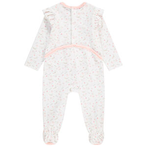 Σετ από 2 φορμάκια βελουτέ σχέδιο λαγουδάκι για bebe κορίτσι 