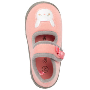 Παντόφλες μωρού με λαγουδάκι και φιόγκο για κορίτσι 