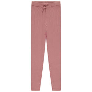 Λεγκινγκ πλεκτό με ριγέ εφέ για κορίτσι 