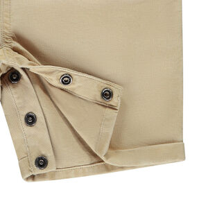 Σαλοπέτα κοντή μονόχρωμη από πικέ για μωρό αγόρι 