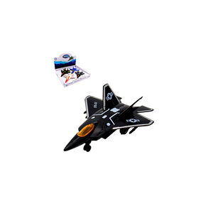 Αεροσκάφος Κυνηγιού 16 cm με Pull-Back Μηχανισμό - 1τμχ 