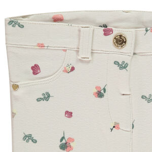 Παντελόνι φαντασίας από πλεκτό με λεπτομέρειες από παγιέτες για μωρό κορίτσι 