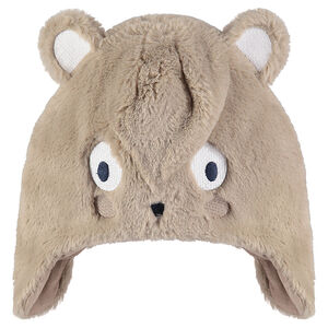 Σκούφος από sherpa σε σχήμα αρκούδας με επένδυση από sherpa 