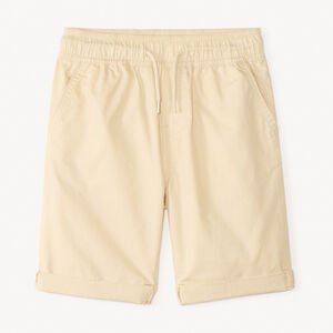 Βερμούδα από μονόχρωμο popeline για αγόρι 