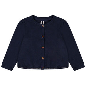 Ζακέτα πλεκτή μονόχρωμη για bebe κορίτσι 