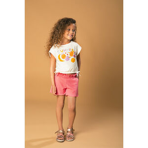 Short en jersey froissé pour fille Main Short en jersey froissé pour fille