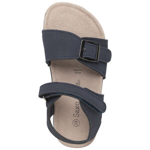 Sandales velcro et boucle bleu marine pour garçon 