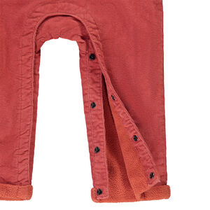 Σαλοπέτα μακρυά βελουτέ και φοδρα micropolaire για bebe αγόρι 