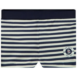 Μαγιό boxer ριγέ με print voilier για bebe αγόρι  Main Μαγιό boxer ριγέ με print voilier για bebe αγόρι