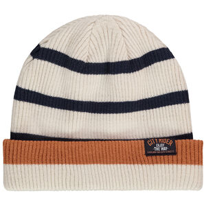 Σκούφος πλεκτός με ρίγες για αγόρι 