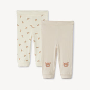 Σετ 2 εξελικτικών σλιπ με σχέδιο αρκούδων για μωρό 