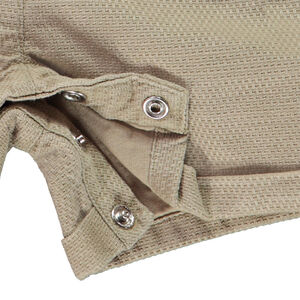 Σαλοπέτα κοντή με εφέ κηρήθρας και ζώνη για μωρό κορίτσι 