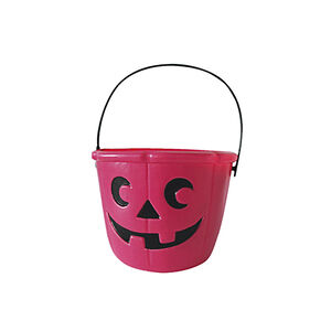 Pot à bonbons citrouille rose  Main Pot à bonbons citrouille rose