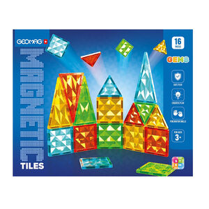 GEOMAG GEMS ΜΑΓΝΗΤΙΚΑ ΠΛΑΚΙΔΙΑ - 16τμχ 