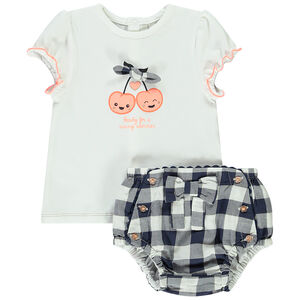 Ensemble t-shirt + bloomer pour bébé fille Main Ensemble t-shirt + bloomer pour bébé fille