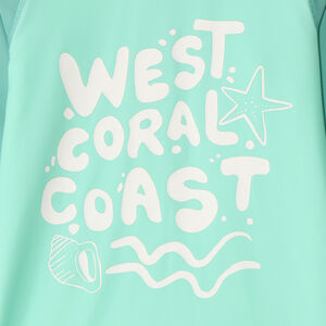 T-shirt à manches longues anti-UV avec imprimé fantaisie pour garçon 