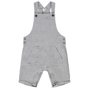 Κοντή ριγέ σαλοπέτα με τσέπες για μωρό αγόρι 