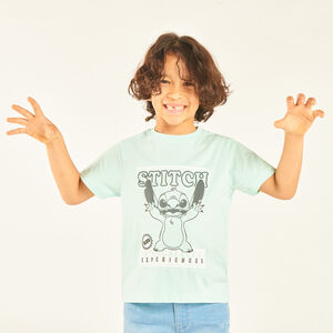 T-shirt με κοντά μανίκια με σχέδιο Stitch Disney για αγόρι 