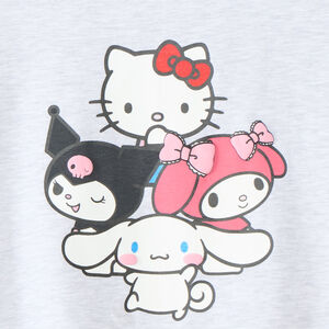 T-shirt με κοντά μανίκια με εκτύπωση Hello Kitty για κορίτσι 
